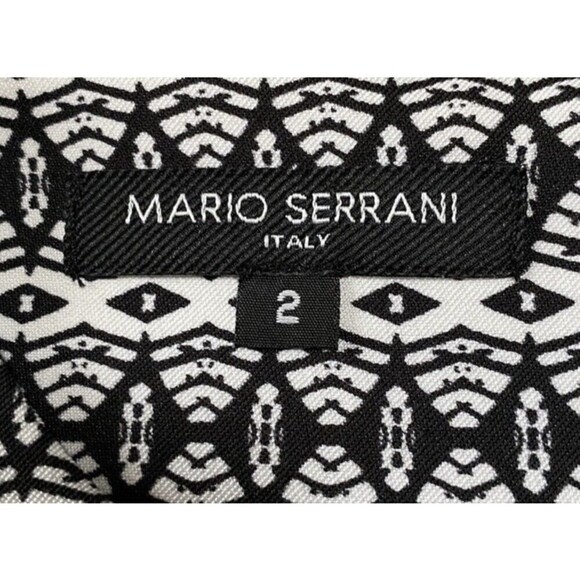 Mario Serrani Italy DressSize 2 Multicolor Sheath Geometric Sleeveless Midi - Picture 3 of 9